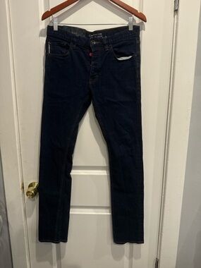 Slim Straight Men's Jeans in Deep Navy